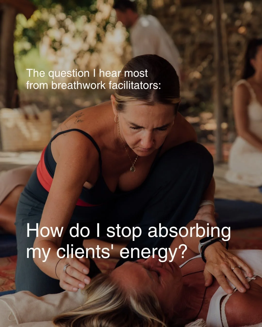 Some tiredness after holding sessions for your clients is normal. You&rsquo;ve been fully present with another person&rsquo;s nervous system and process, and your body registers it. 

Cleansing your energy, closing the practice, resting and rituals u