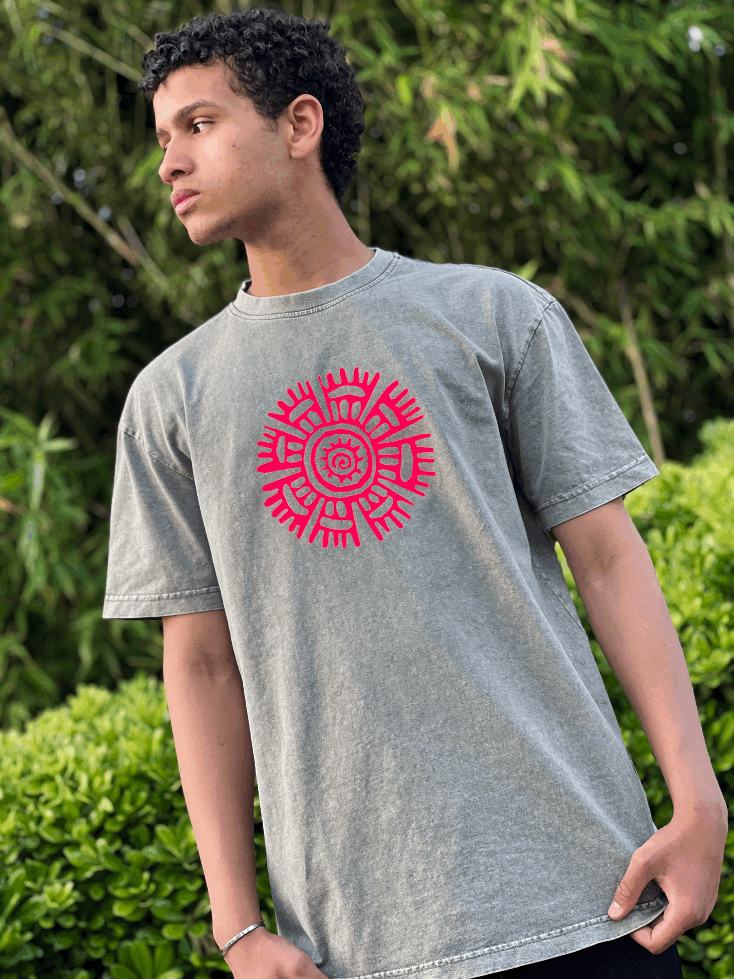 Camiseta heavy oversize HUNAB