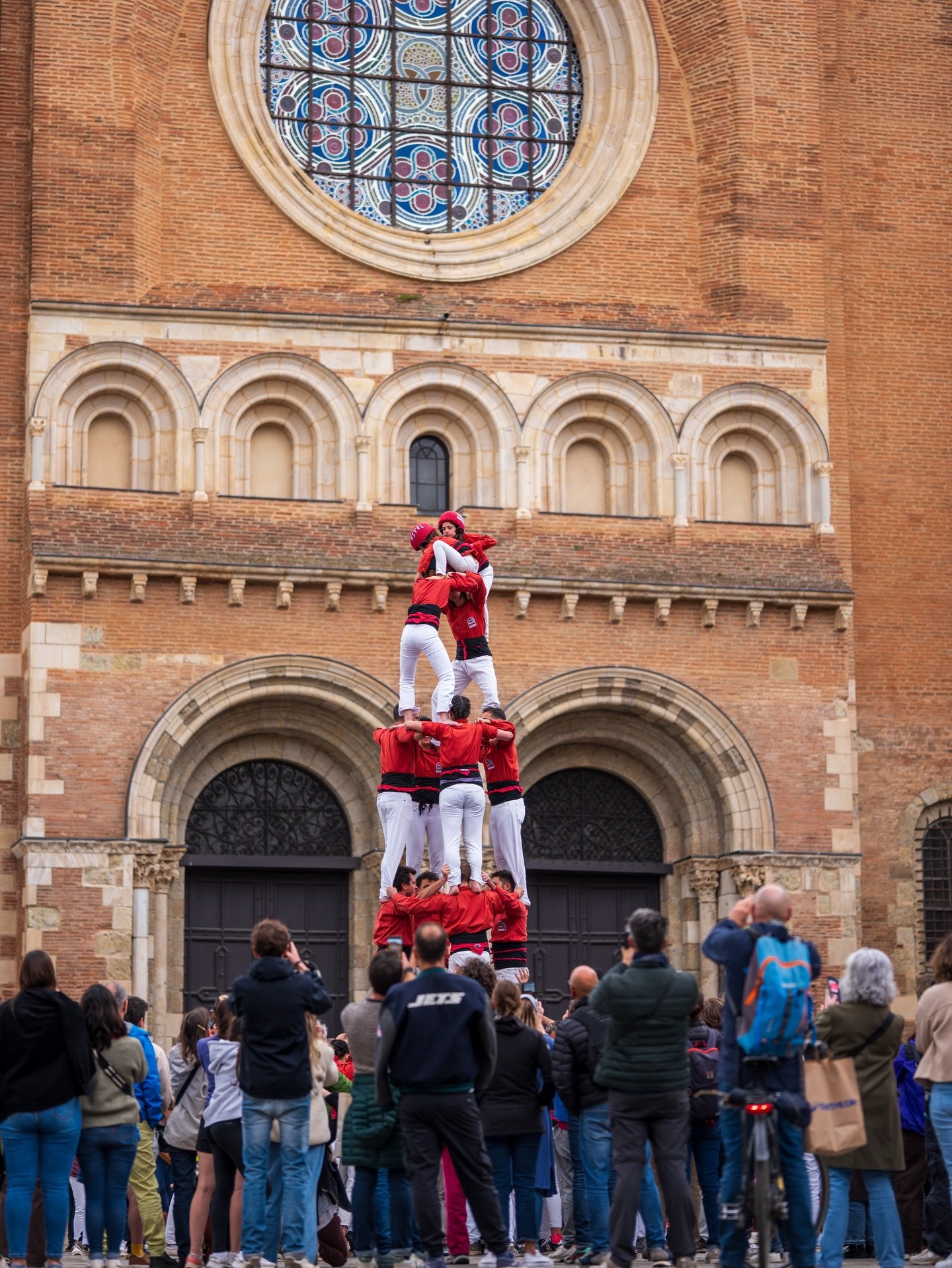 @castellersdetolosa dans les rues de Toulouse 🧗