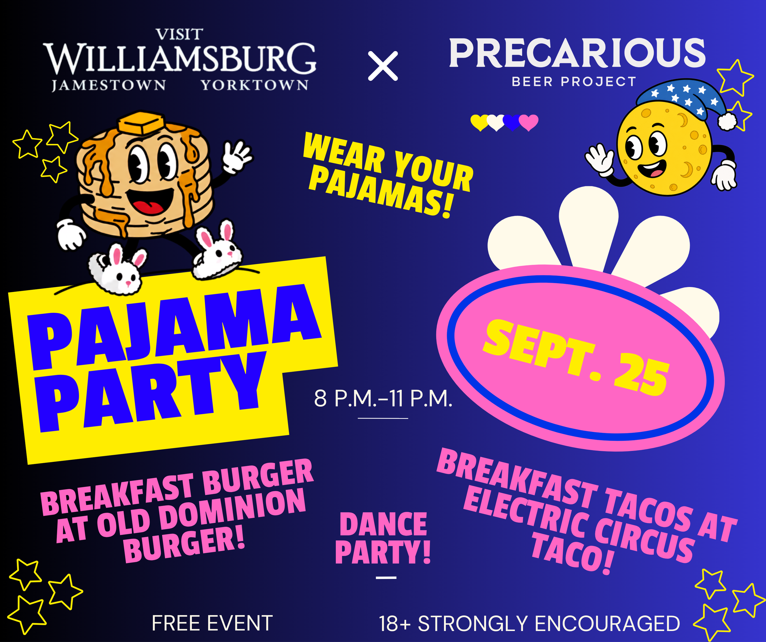 Precarious Pajama Party!