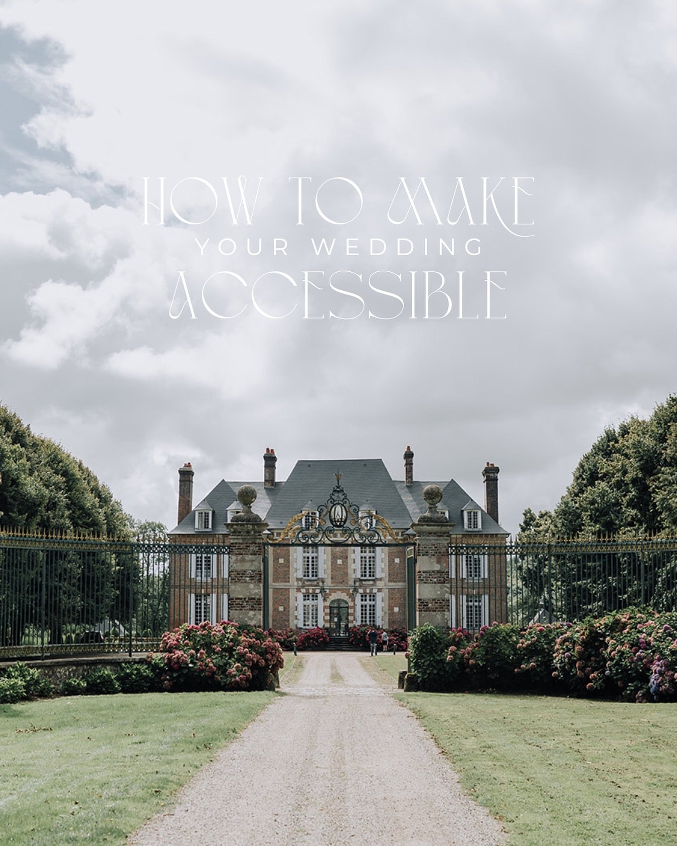 Today is Global Accessibility Awareness Day, and we want to show you how to ensure your wedding is accessible in all possible ways 🤍

Creating an inclusive and memorable experience for all your guests is key. From addressing physical mobility issues