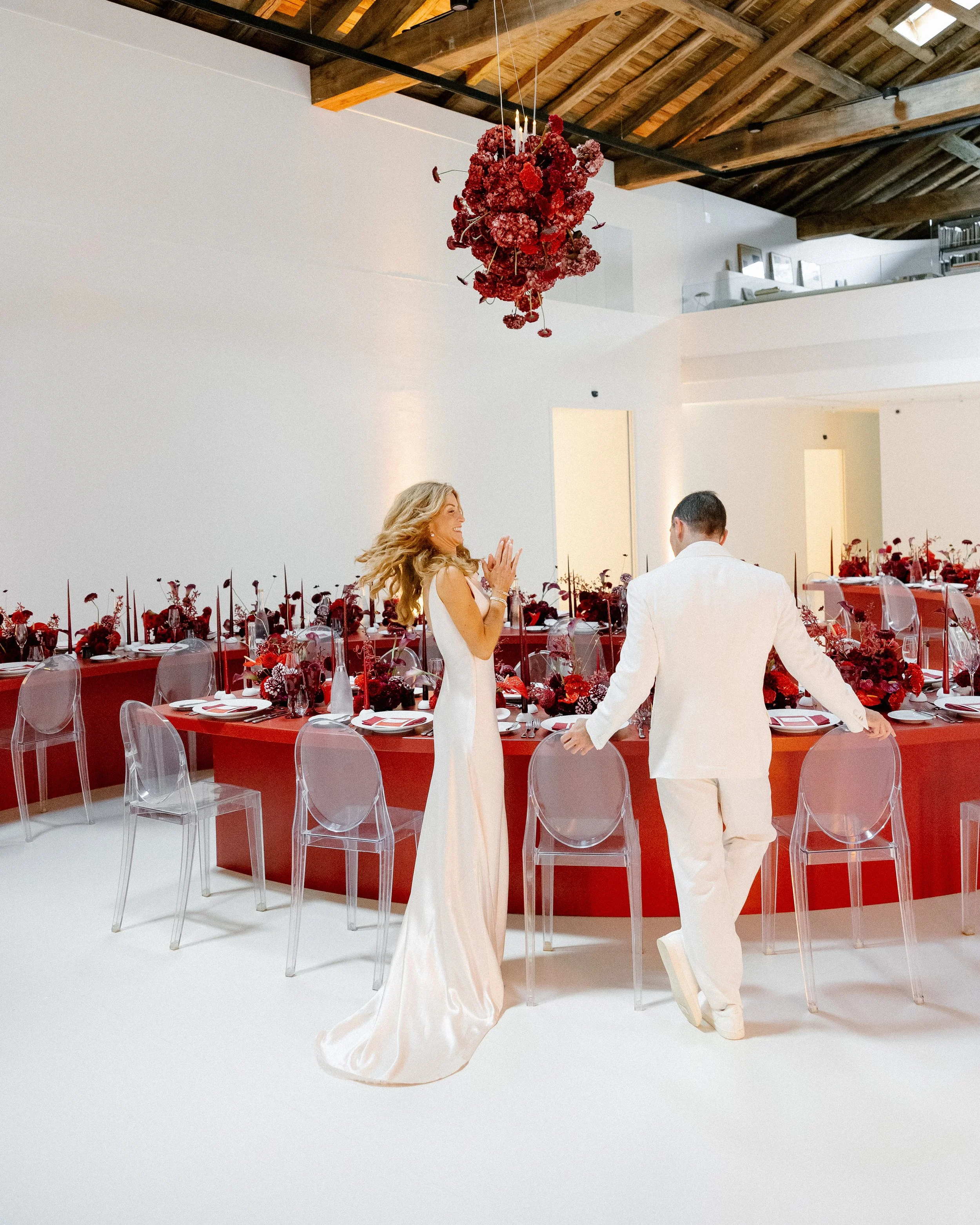 art inspired wedding at Domaine des Etangs