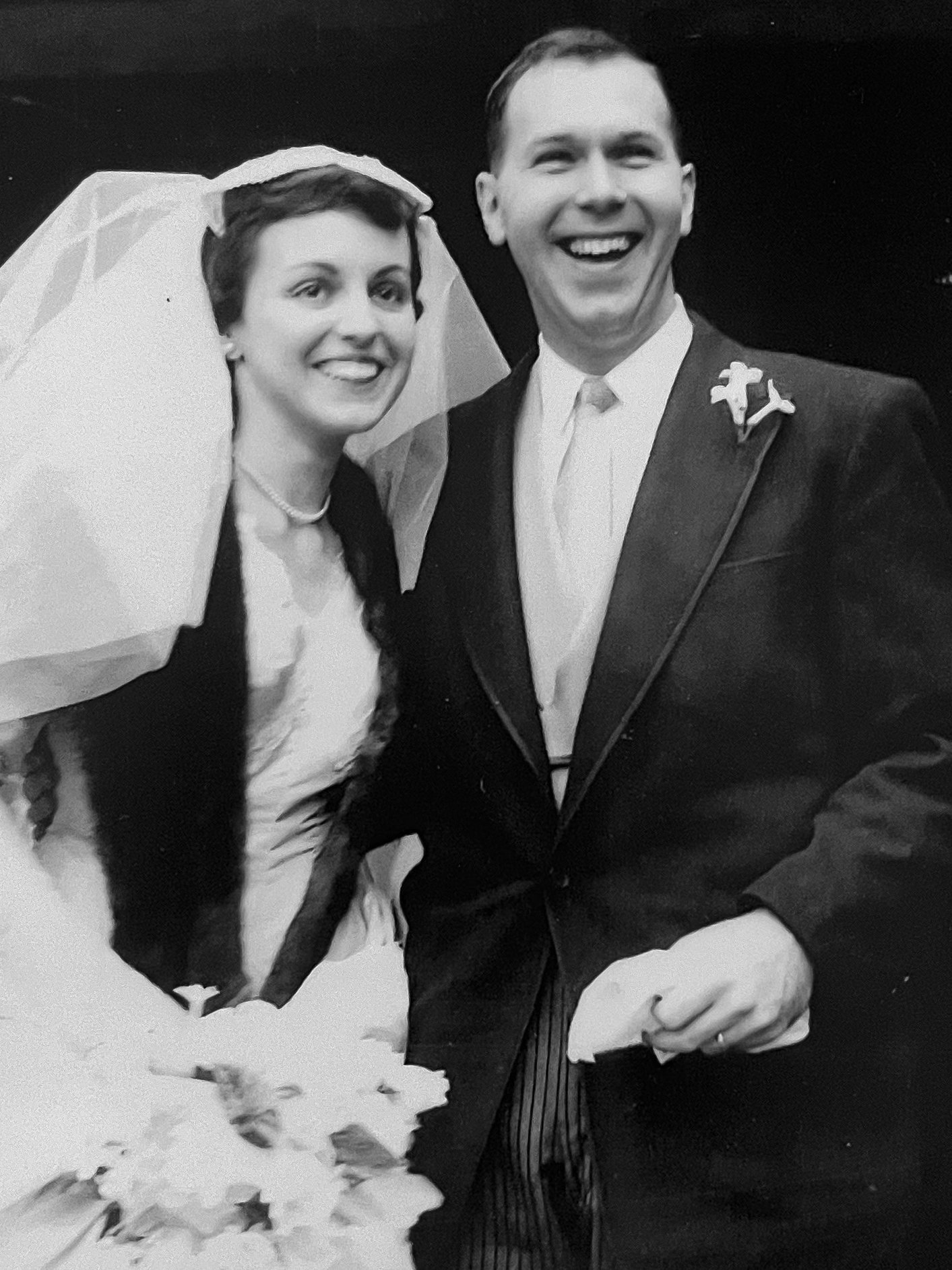 Deedee and Papa Ryan, Married 1956. 
