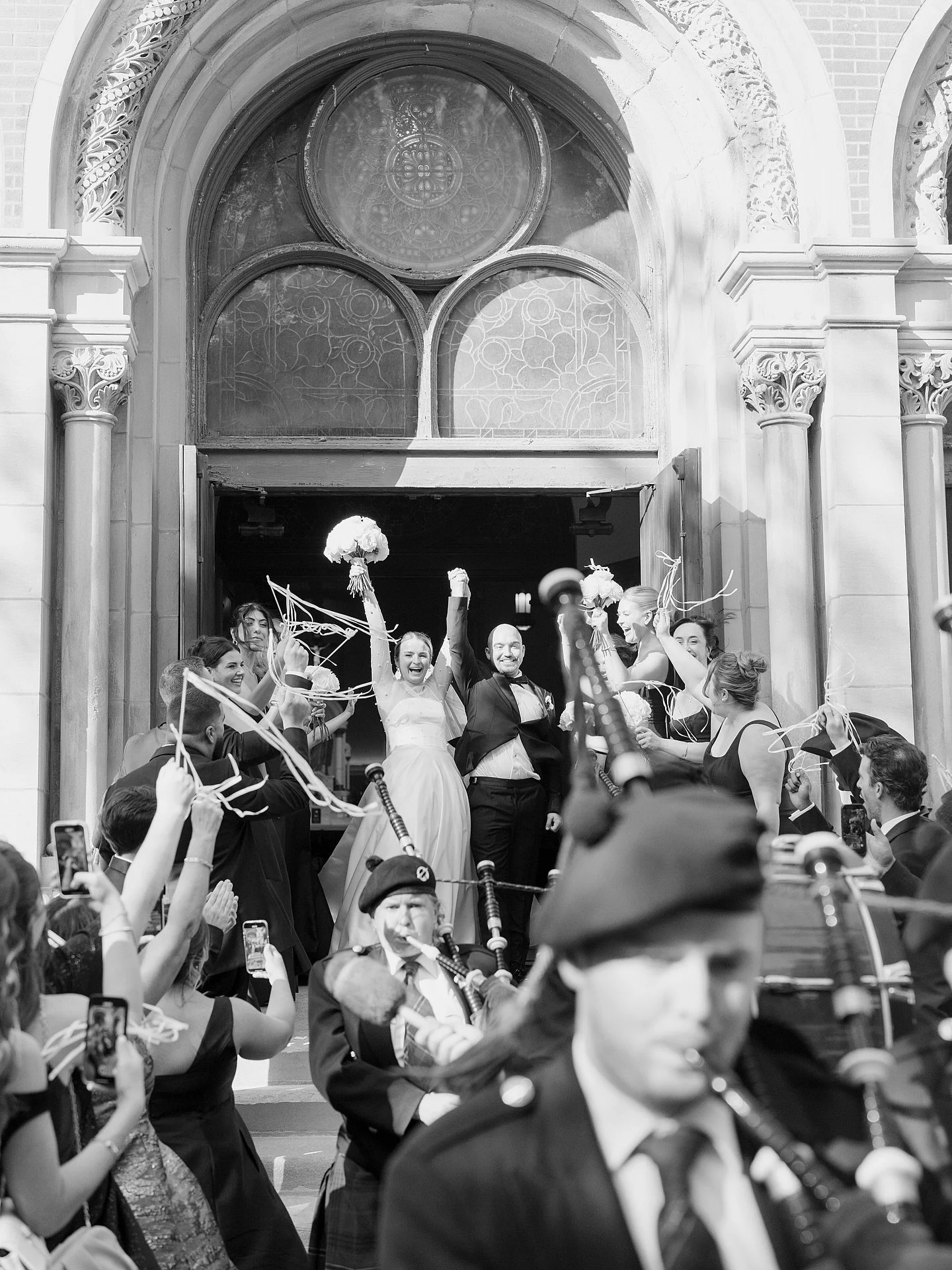 Scenes from Katie &amp; Chris&rsquo; wedding day earlier this month 🤍 Their day was jam packed with quiet moments the two of them, the bold sound of the bagpipers introducing them as husband and wife. a beautiful summer sun in October, Auntie Katie 