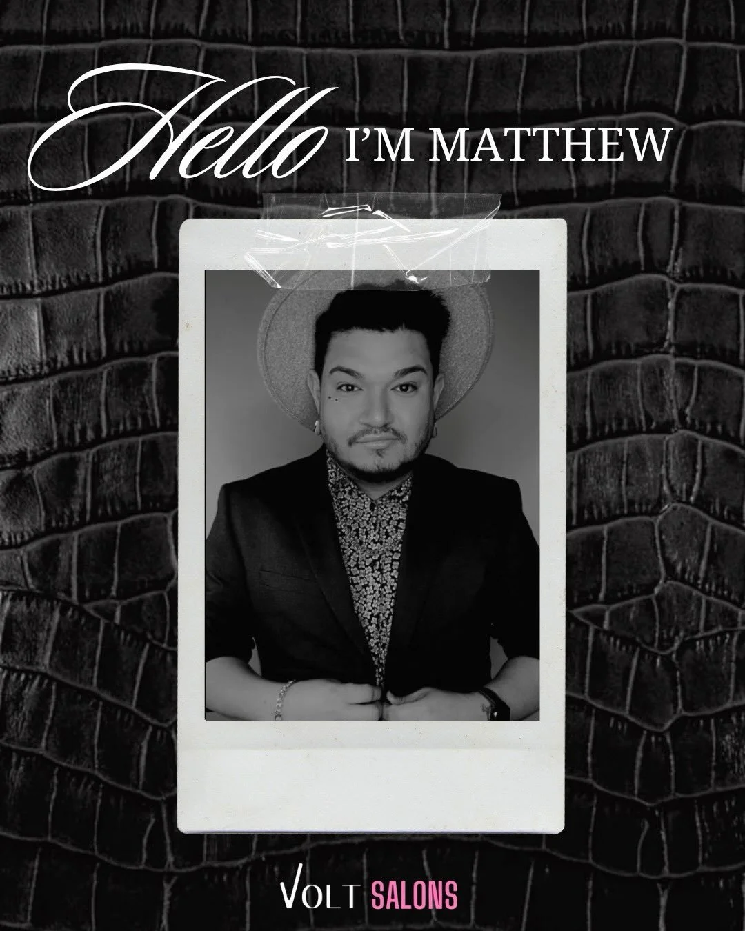 Meet Matthew! 🖤✨

The talent behind some seriously incredible transformations at Volt Salons!

Part of the Volt family since 2022, Matthew specializes in everything from custom color and extensions to restorative treatments and alternative hair solu