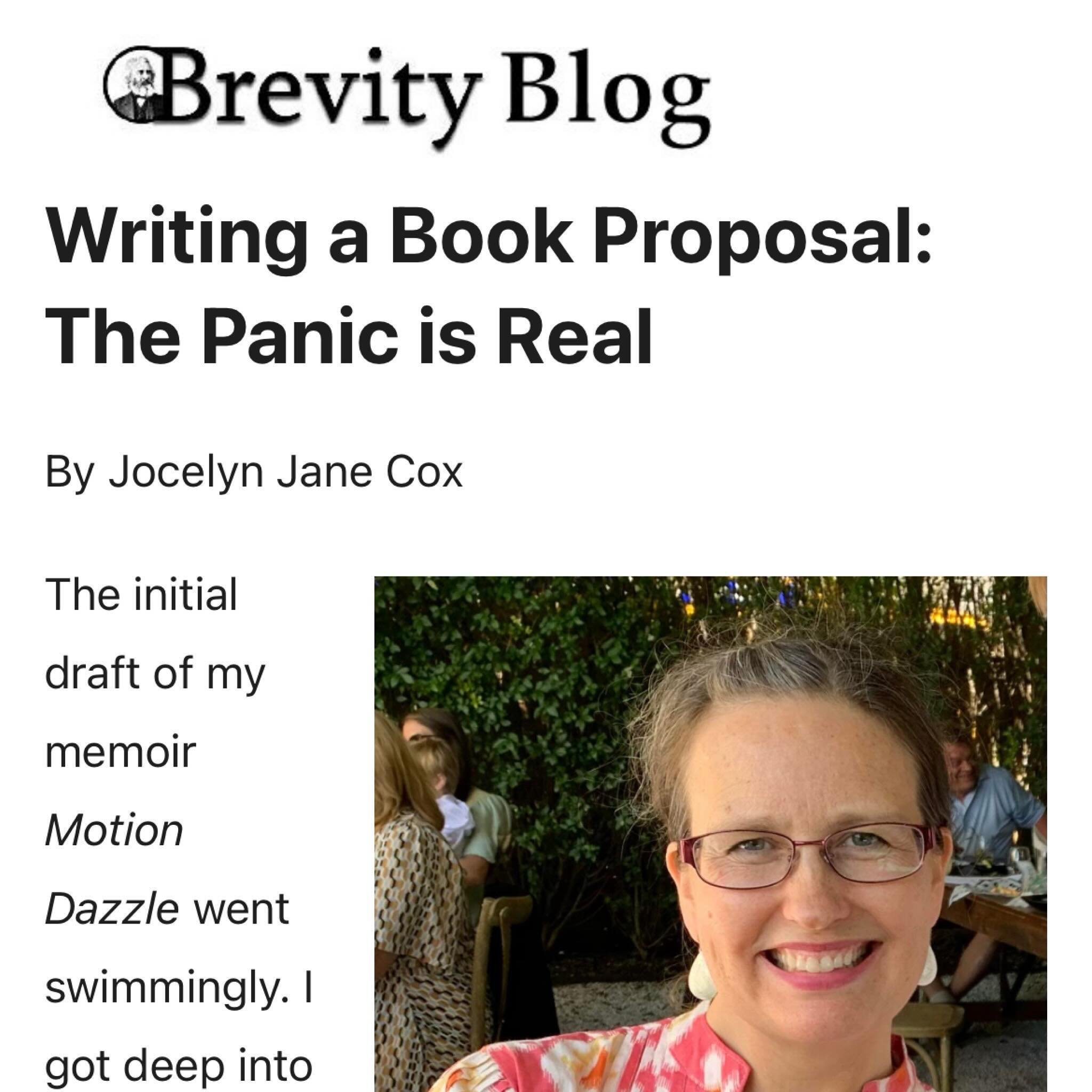 I&rsquo;m not a Proposal Doctor but I play one in this piece. If writing one of these almost broke you, or you are still hiding from it under your bed, this could help&hellip;[and by that I mean just give you a laugh.] Honored to be in Brevity blog w