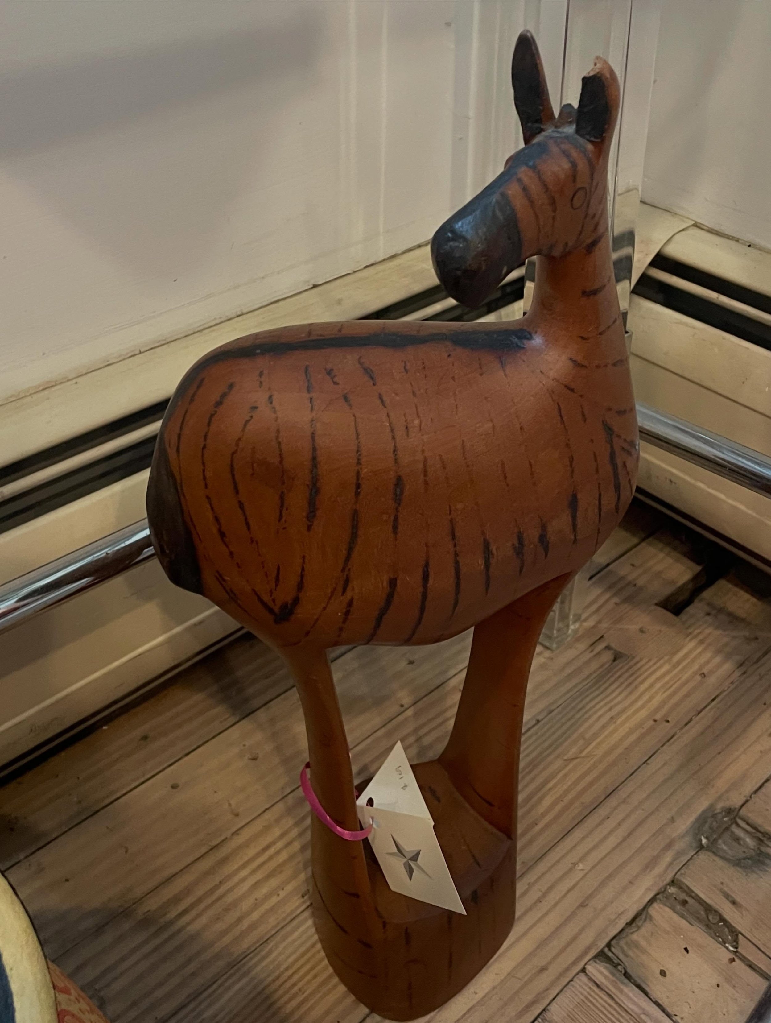 This zebra and I had a really good chat in a local antique store. We discussed a possible collaboration, and ultimately decided we&rsquo;d keep doing our own thing. I wish her nothing but the best!