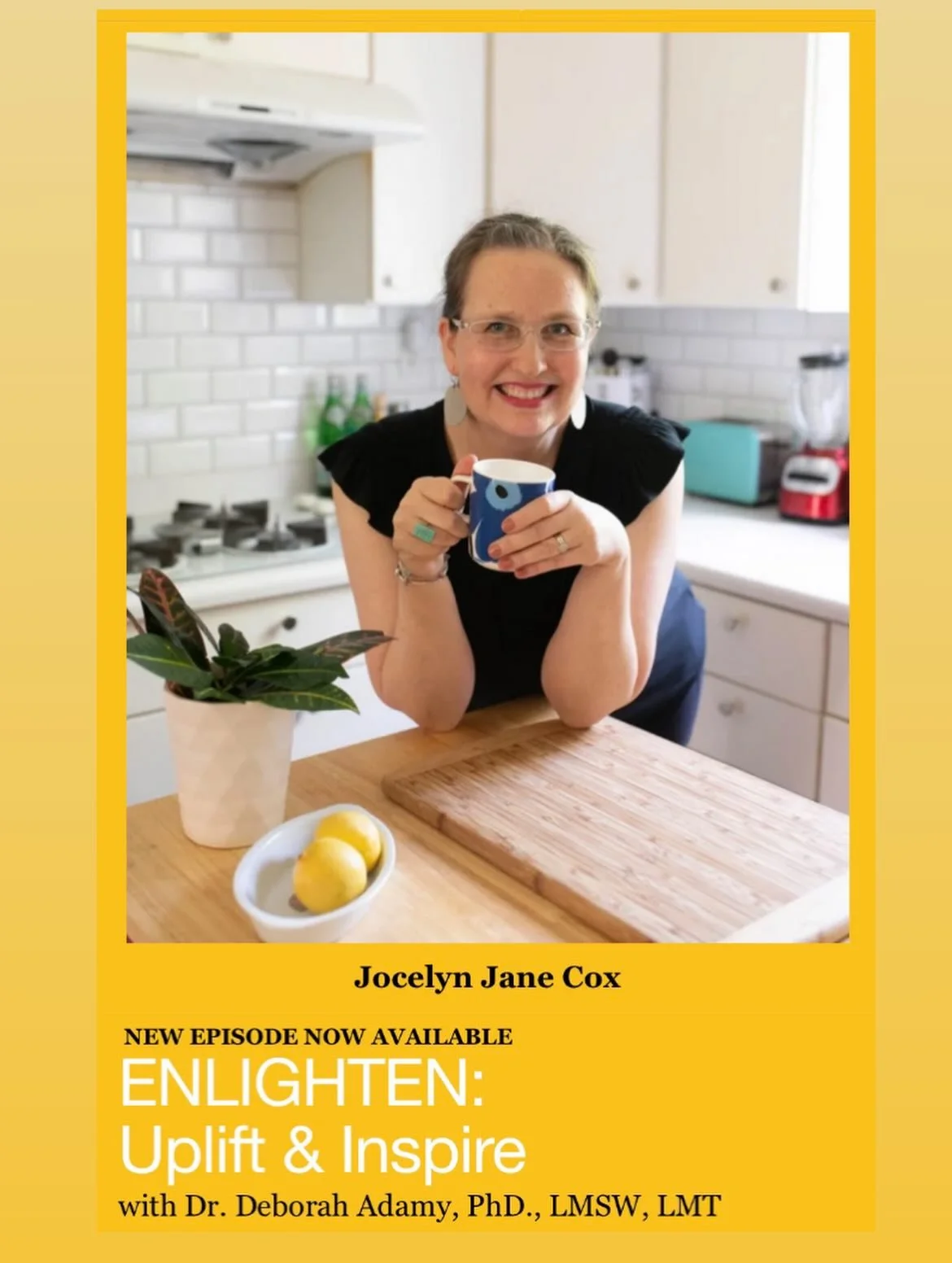 It was an honor to speak with Dr. Deborah Adamy, host of the wonderful @enlighten_podcast. We had a nuanced discussion about the beauty of book groups, the connection forged through setting/place, daring to go to the messier mindsets that might feel 