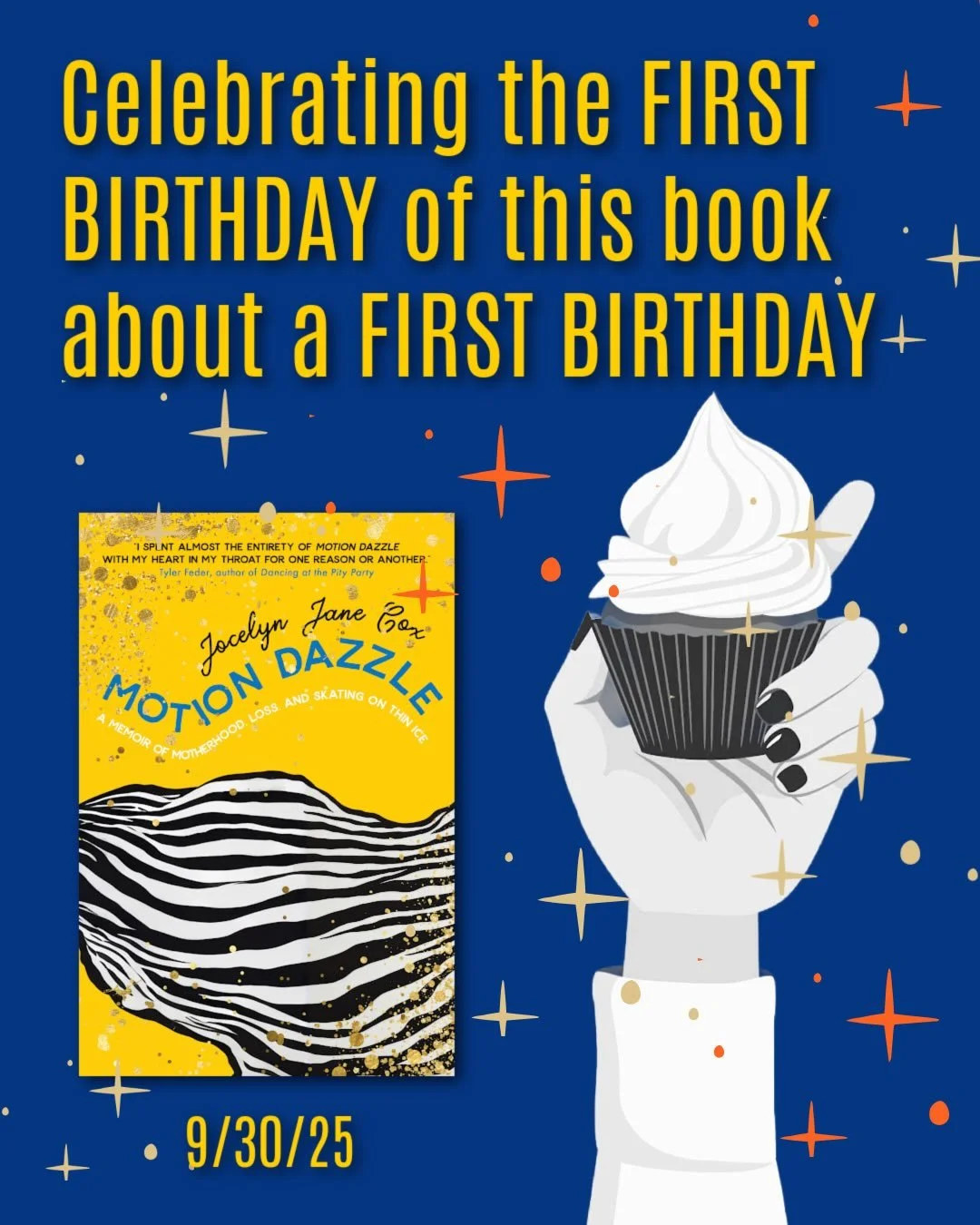 I wrote a book structured around a first birthday party. Today, this book turns one. ✨   Bringing a child into the world is both exciting and terrifying. Thirteen (almost 14!) years ago, our loved ones and our community surrounded us and our new chil