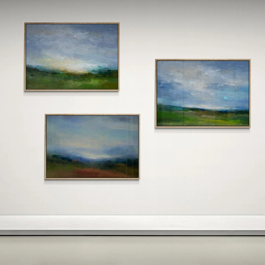 Three paintings capturing the essence and beauty of the South Downs.