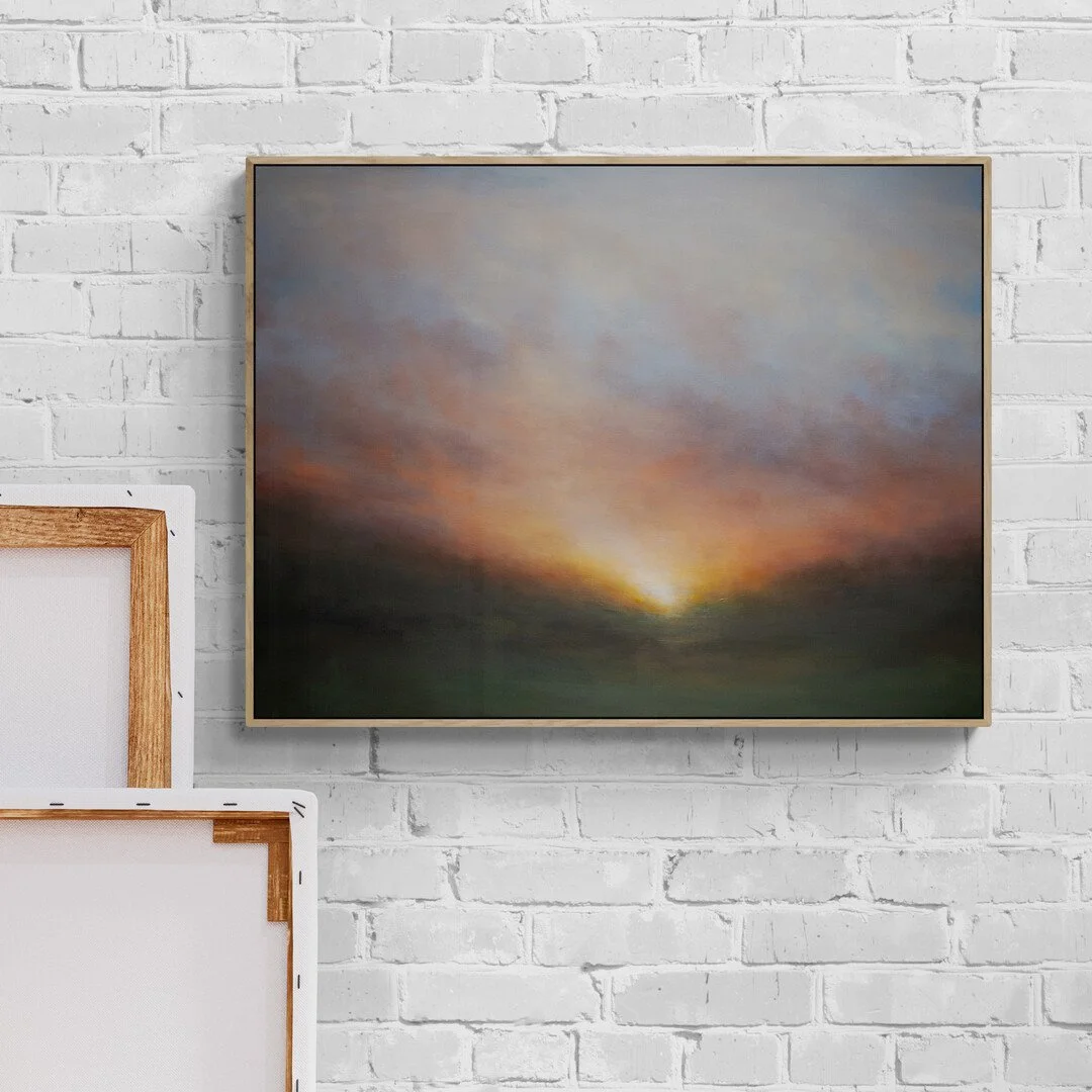 Stunning swirling colours and the warm tones of Evening Radiance