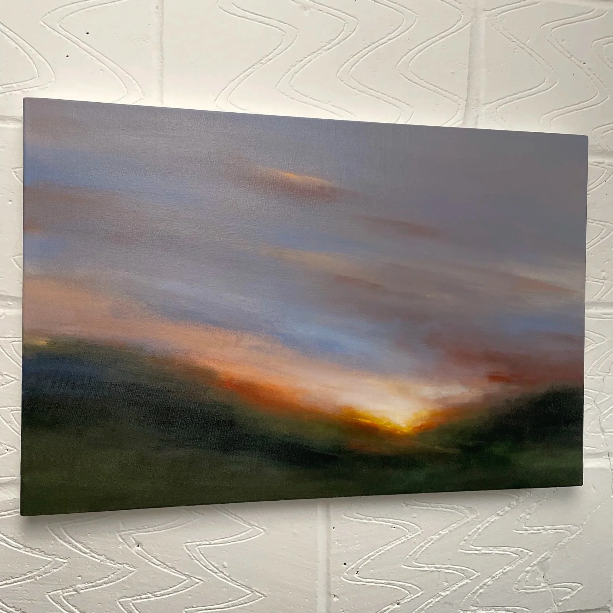 Impressionist painting with blended tones and soft subtler brushstrokes.