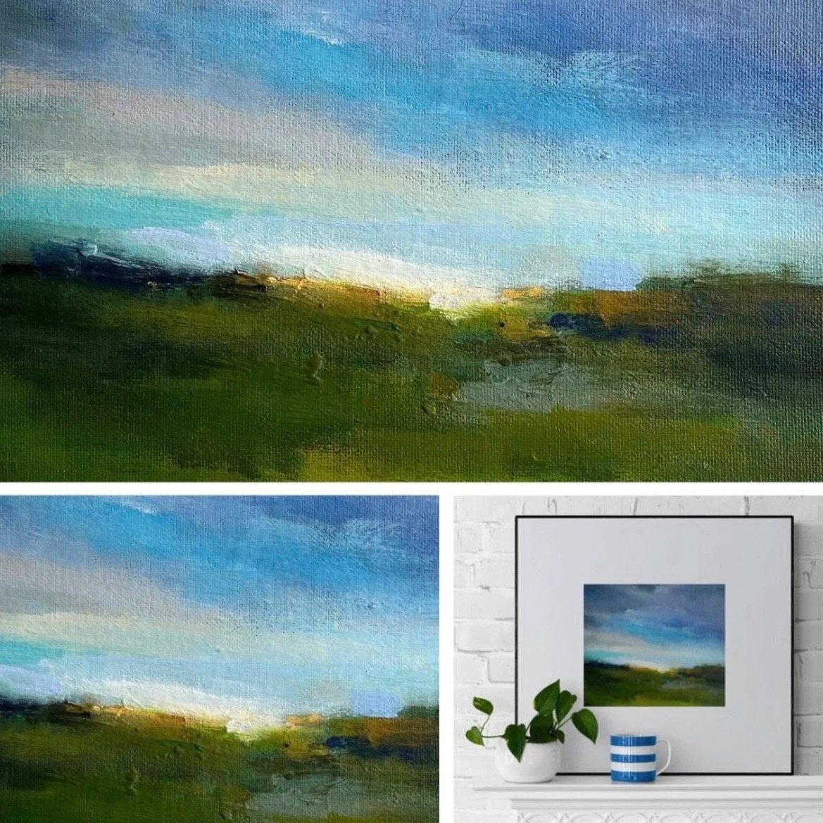 Rolling Mist inspired by a recent trip to Wiltshire, UK