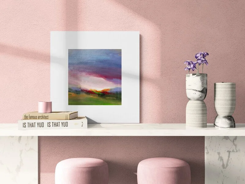 Spellbound Spring Original small acrylic by Mary Burtenshaw.jpg