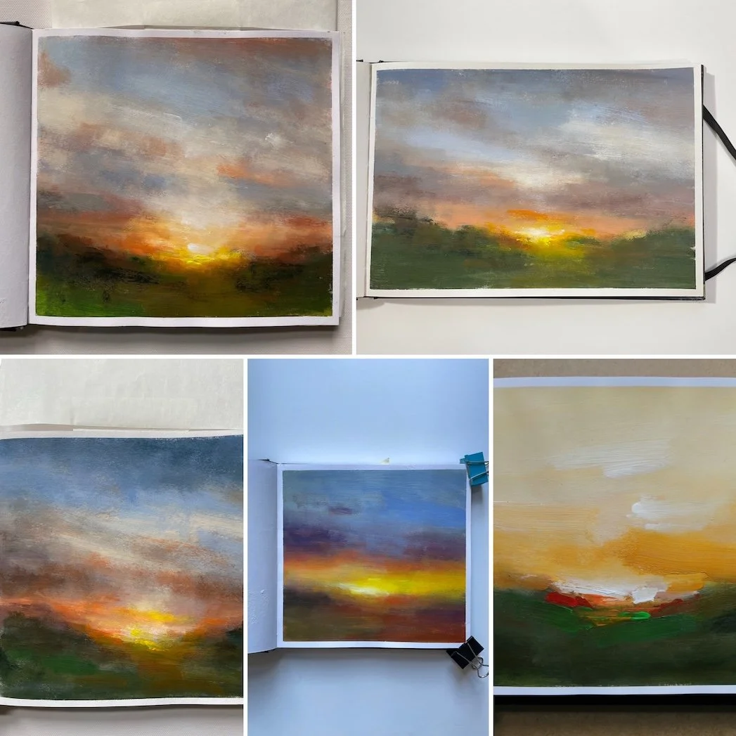 Capturing the British Landscape: My Creative Process from Sketch to Studio Canvas