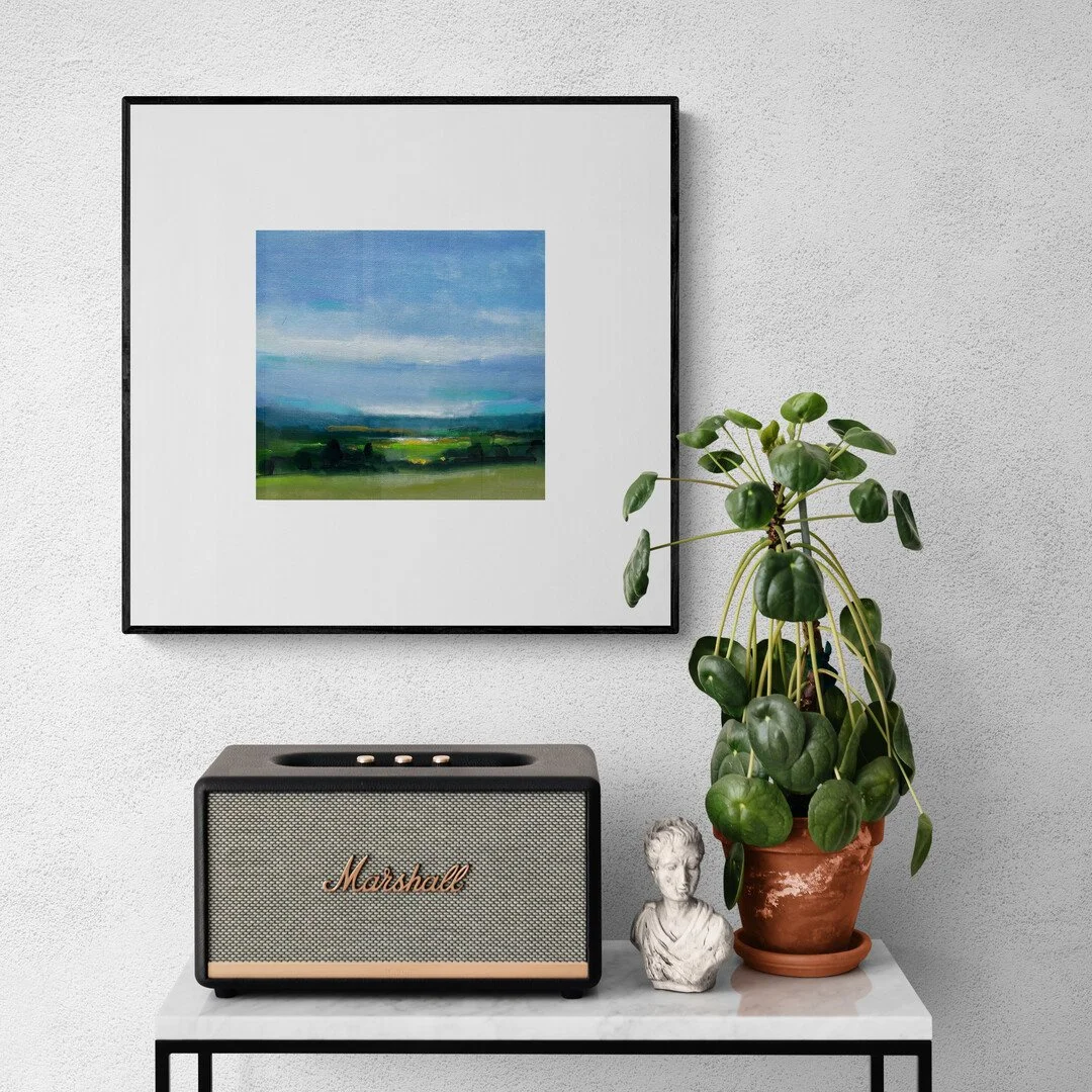 Today’s landscape painting is: Dorset Vista
