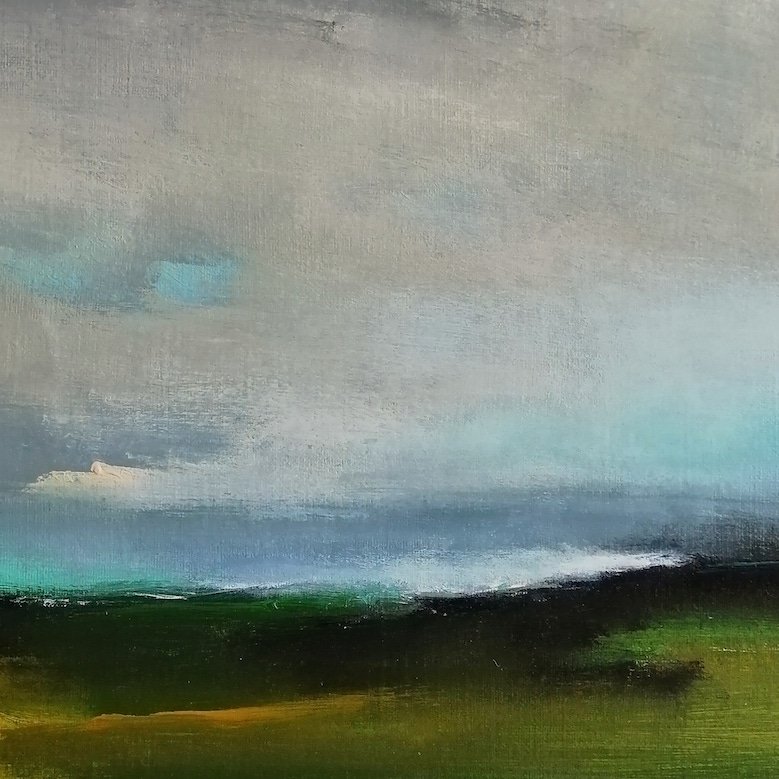 Landscape painting on paper by mary burtenshaw_Cloudy Bay.jpeg