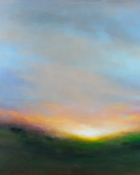 Spring Awakening Impressionist landscape painting by Mary Burtenshaw