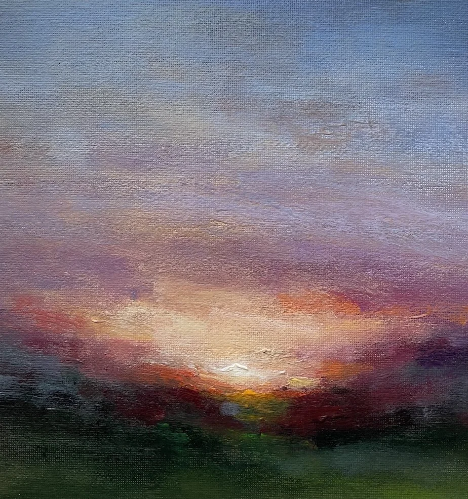 Lingering Sundown by Mary Burtenshaw