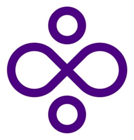 Purple Be Infinitely Free infinity symbol representing understanding