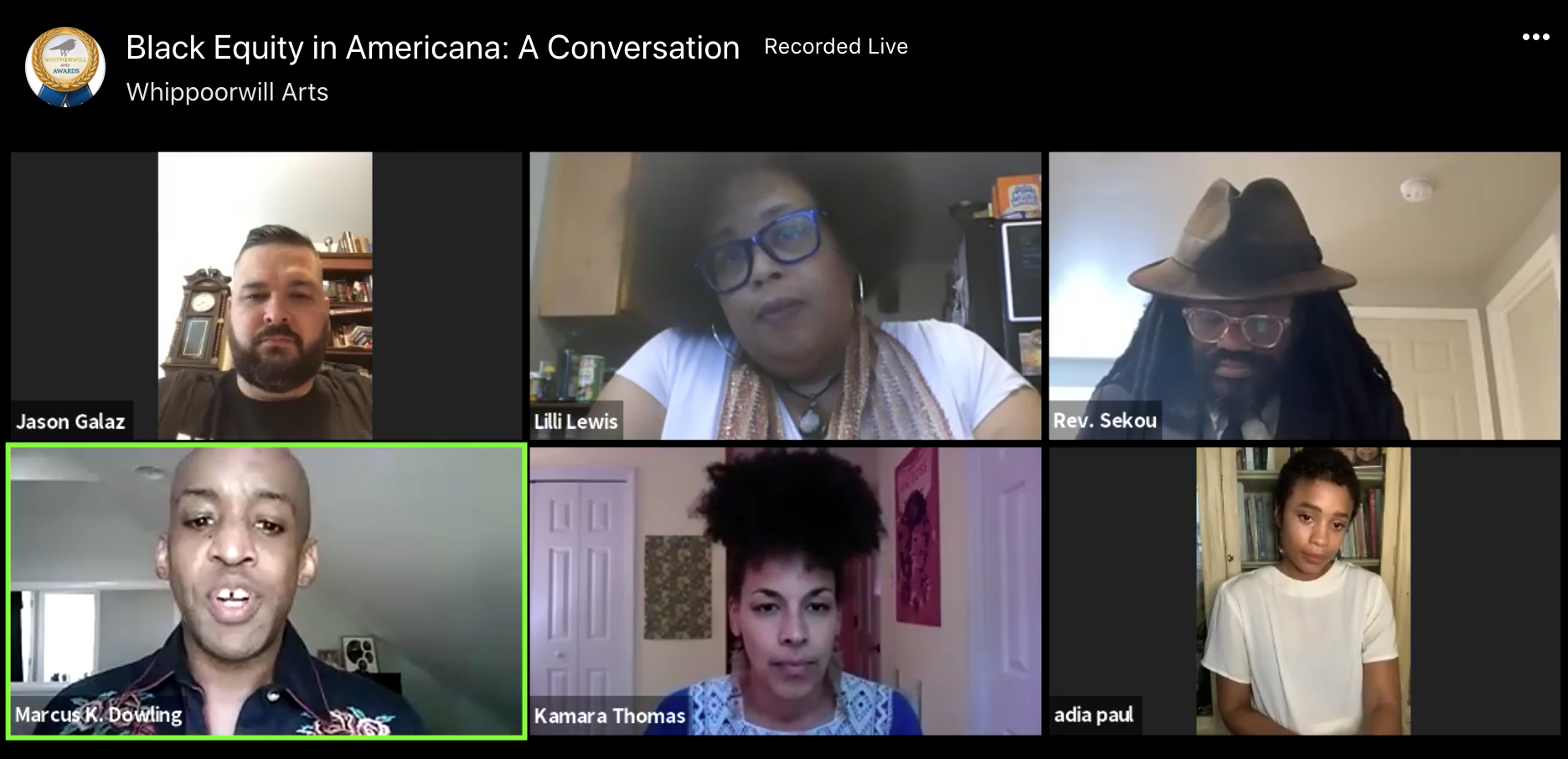 Black Equity in Americana: 
A Conversation