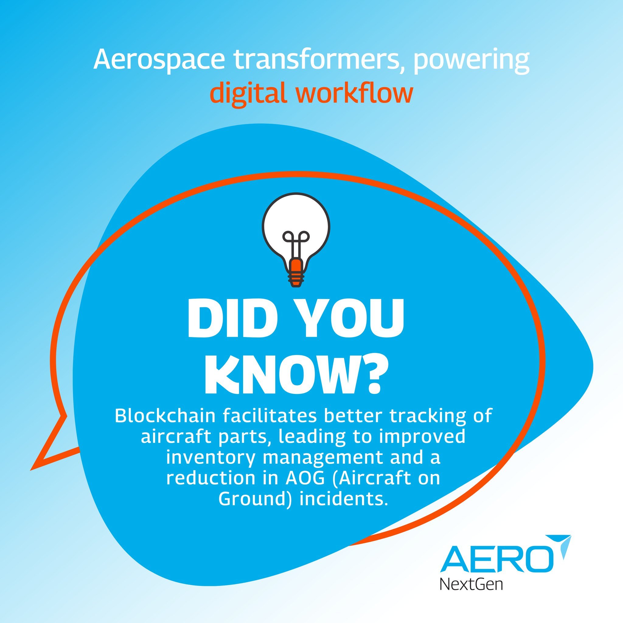 DID YOU KNOW | Blockchain Revolutionizing Aircraft Part Tracking ✈️🔗

Did you know that blockchain technology is setting a new standard in aviation maintenance? By facilitating better tracking of aircraft parts, blockchain is drastically improving i