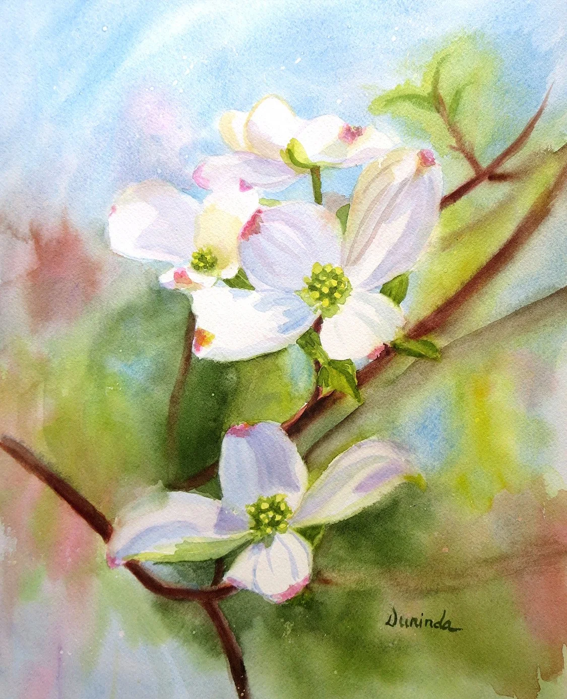 April 18, 10am - 1pm, Celebrate Spring in Watercolor at Andiamo Lodge