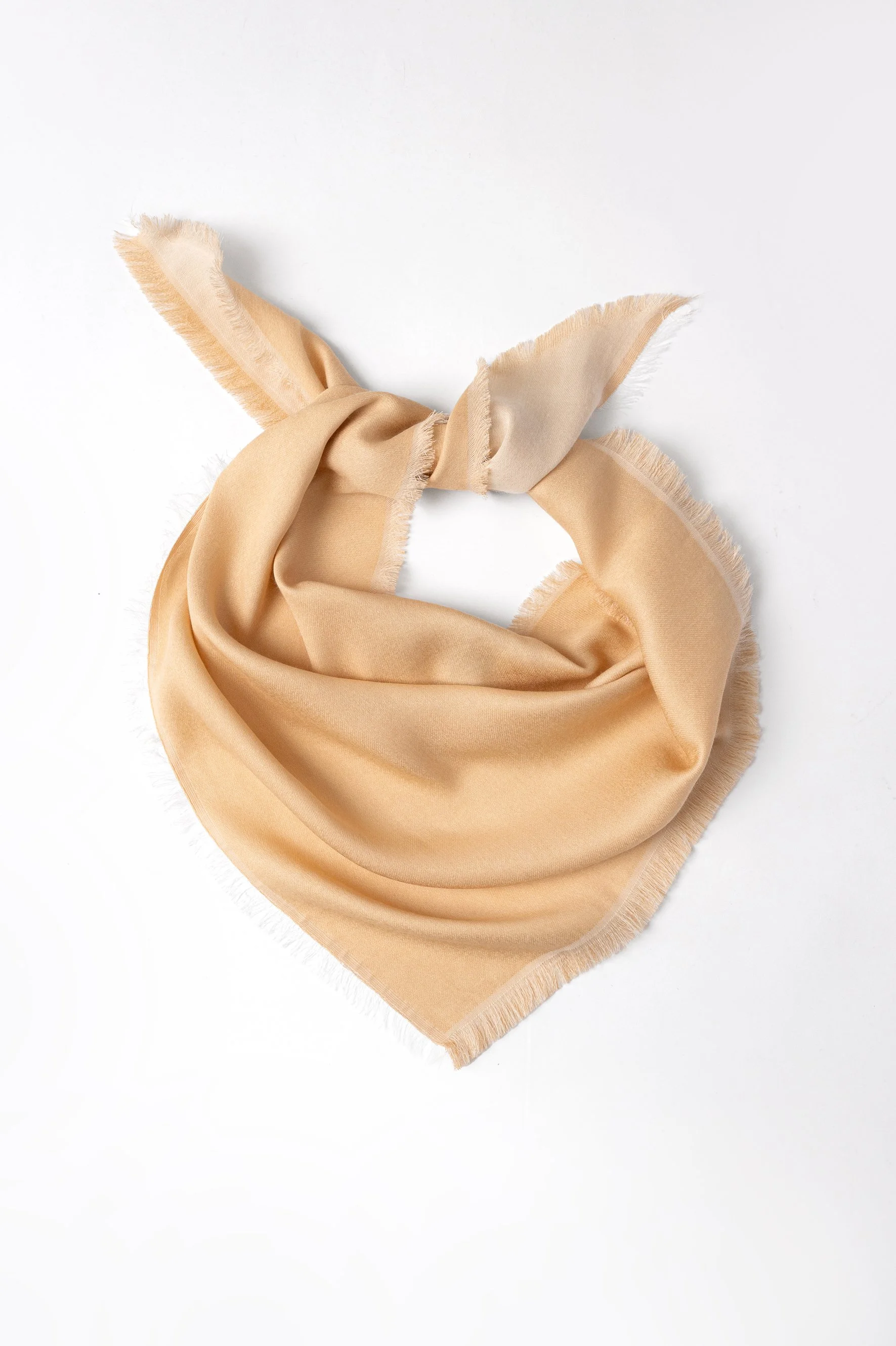 Bandana triangolare in lana e viscosa | Nudo
