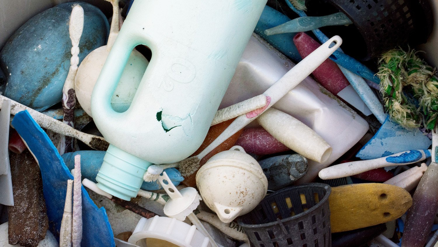  Marine debris collected on Midway Atoll. 