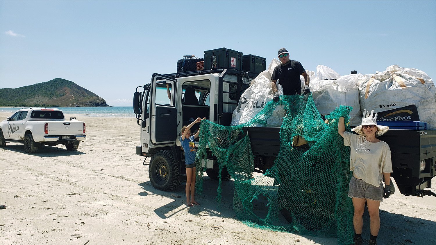  Ghostnet retrieved during a Parley cleanup in Cape Bedford, Australia 