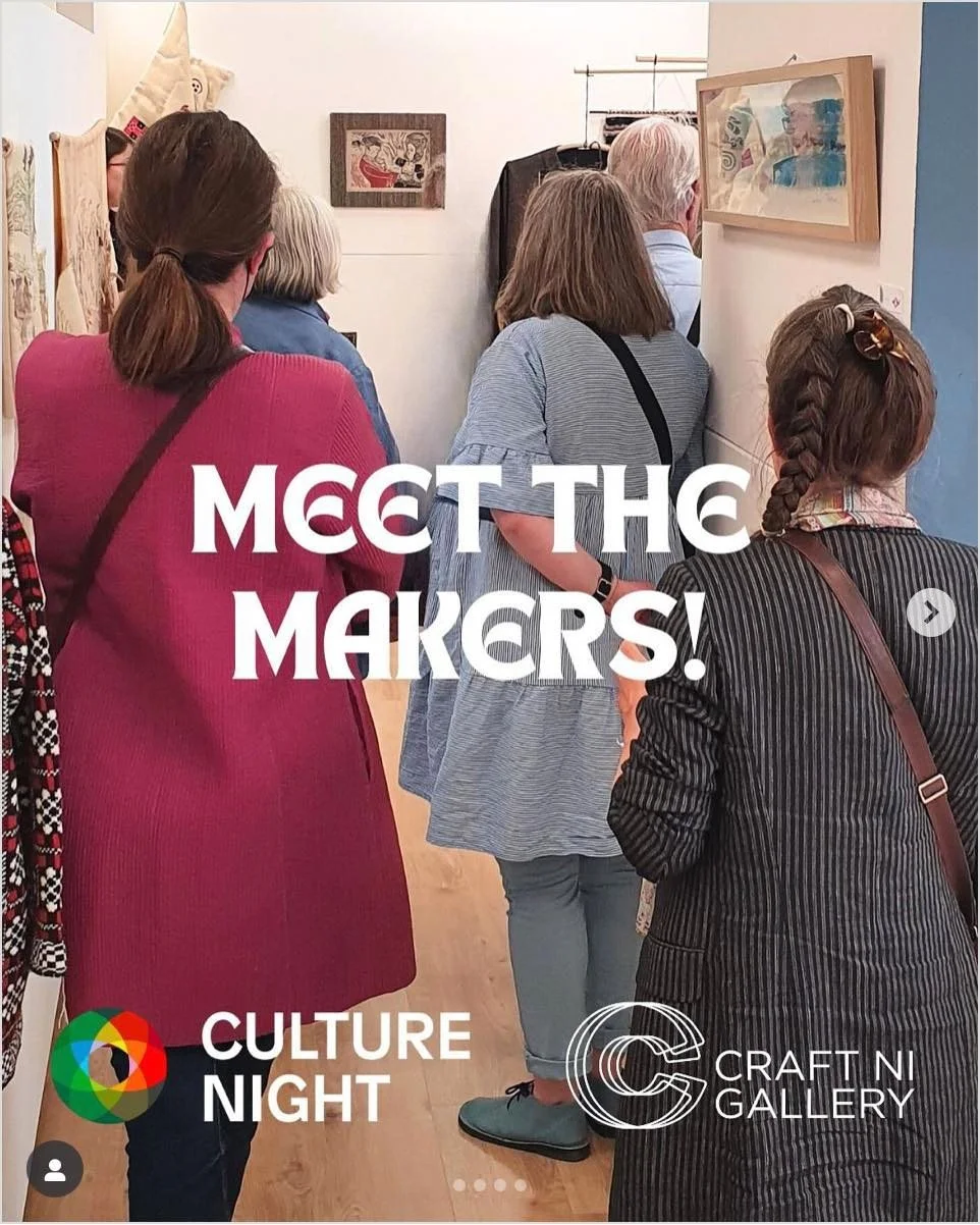 I’m demonstrating in Craft NI Gallery tonight as part of Belfast Culture Night 2025 from 6-9pm!
Repost from craftnigallery
Culture Night returns to Belfast on September 19, 6 – 9pm, and we are thrilled to take part! 🌟 #CNB25
Craft NI