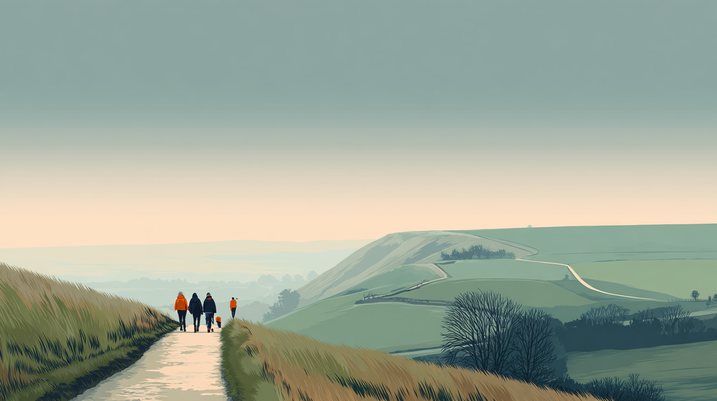  Mid-Winter Walk — Dunstable Downs