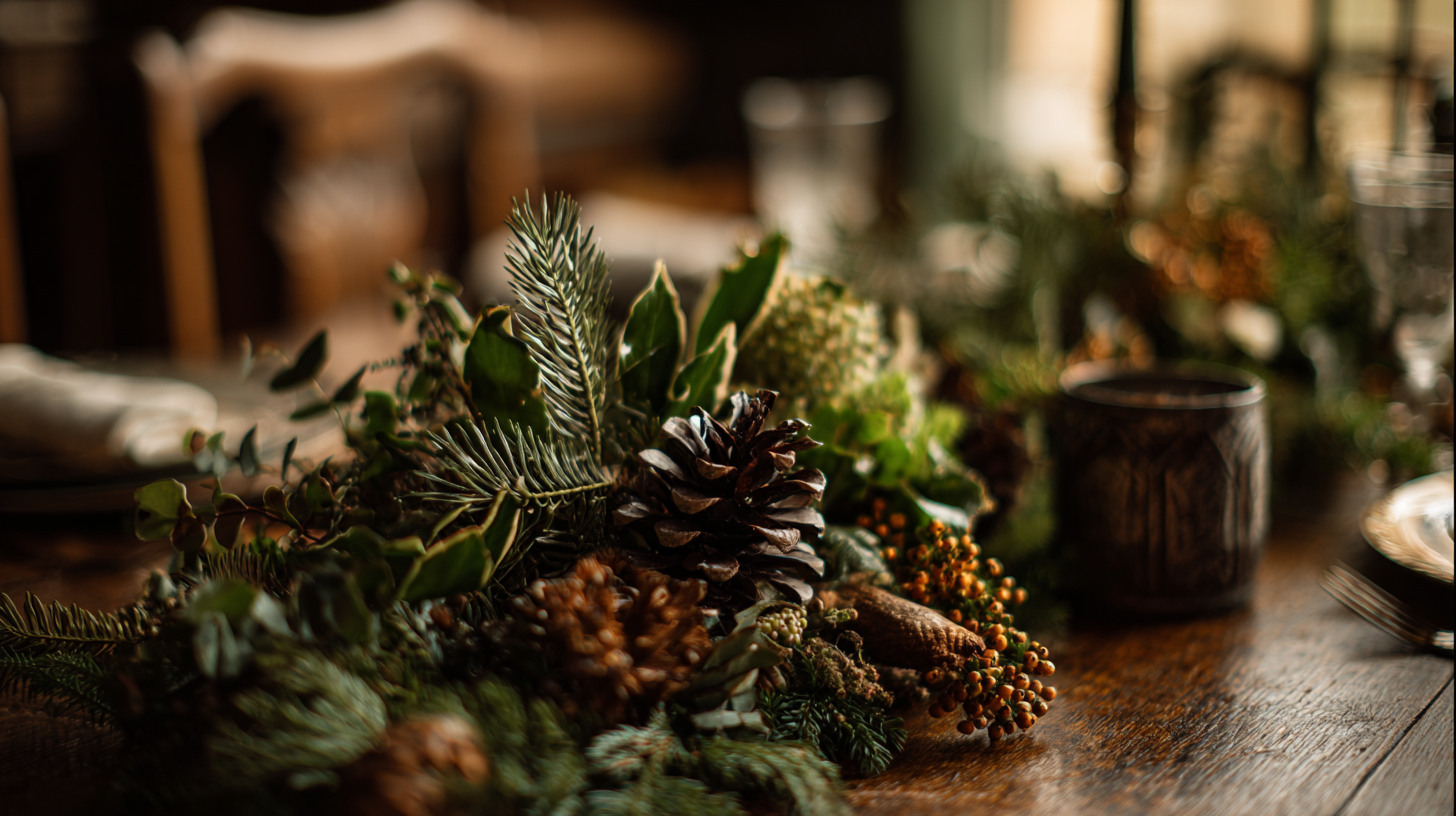 Winter Tablescape Workshop — Nature-Gathered Centerpiece