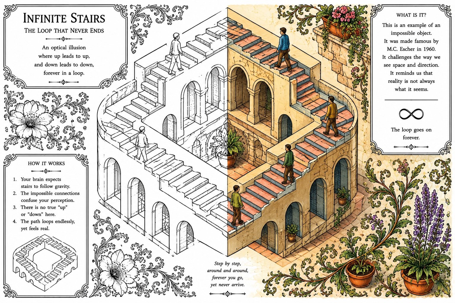 Infinite stairs loop