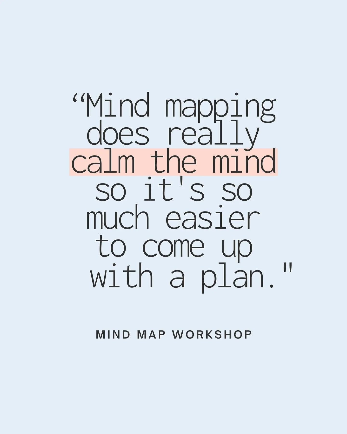Mind mapping embodies the very essence of my approach &ndash; mapping out our thoughts, visualizing our aspirations on one page, and charting an organic path for intentional growth.

It&rsquo;s not about tricks and formulas, but grounding, clarity, a