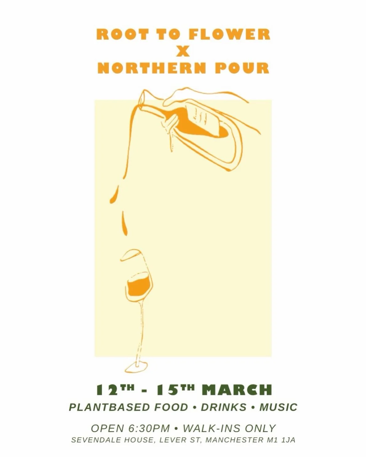 We are beyond excited to announce our pop up at @northernpour next month! 

Expect delicious plant based plates, carefully selected wines, beers and funky tunes! 

See you there!