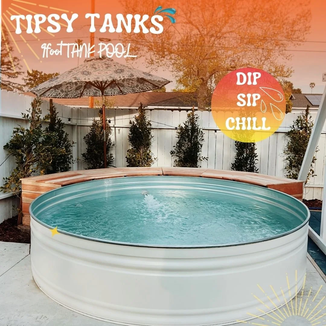 Southern California Stock Tanks, Tank Pools in California, TIPSY TANKS, TIPSY TANK POOLS