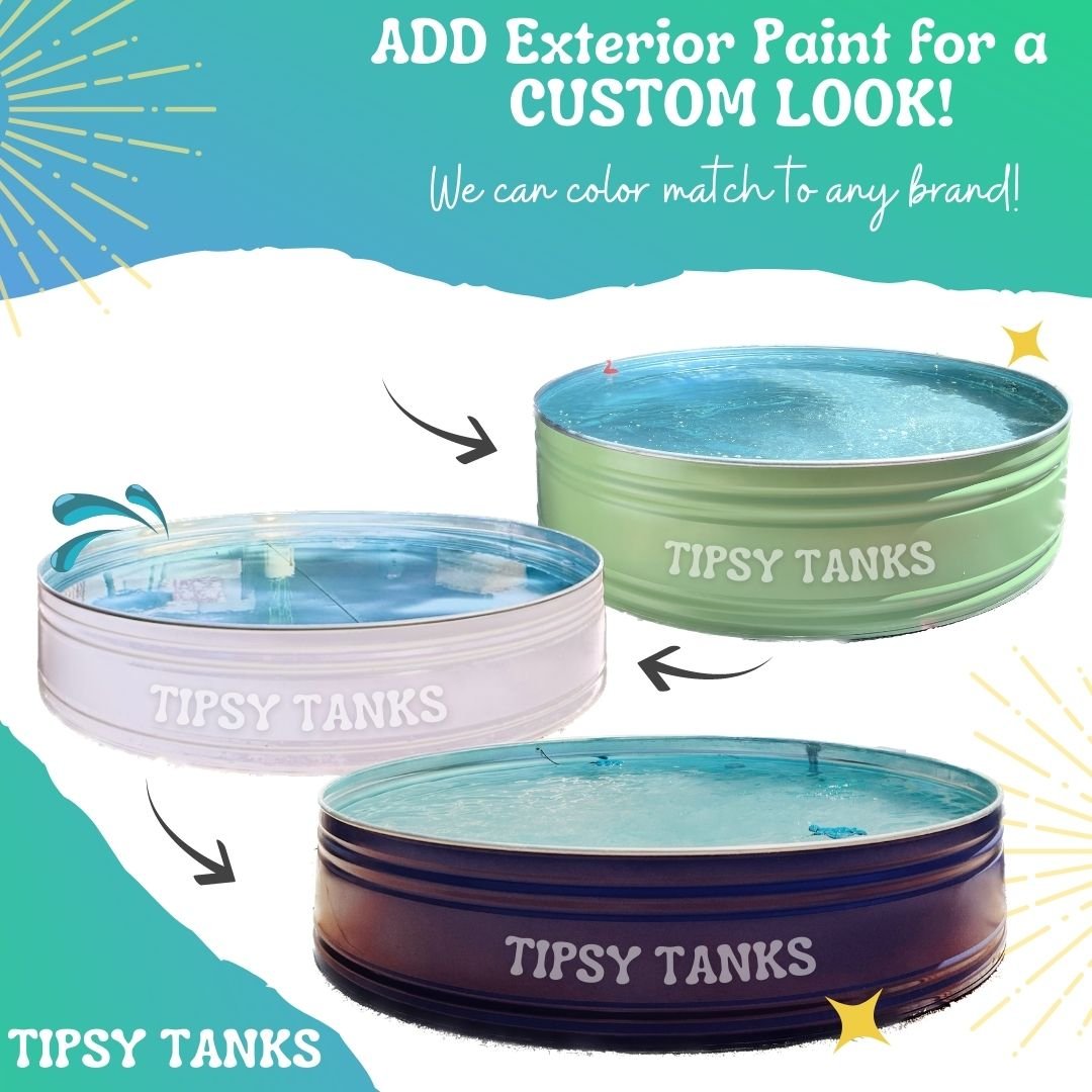 Custom Paint for Stock Tank Pools