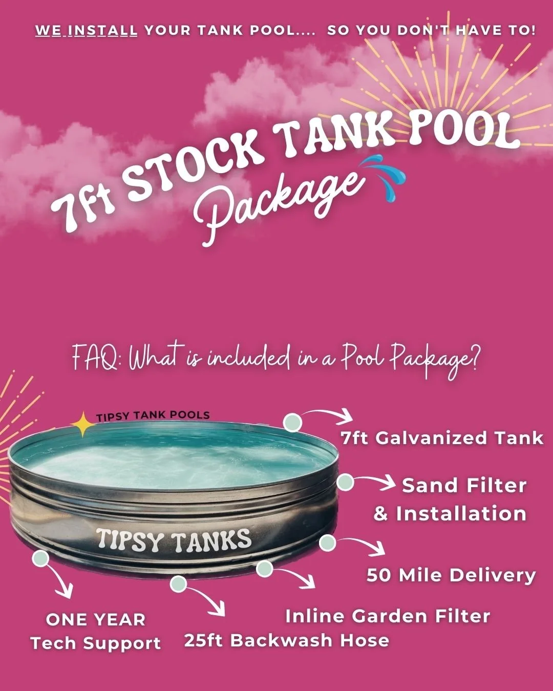 Stock Tank Pools California Tipsy Tanks