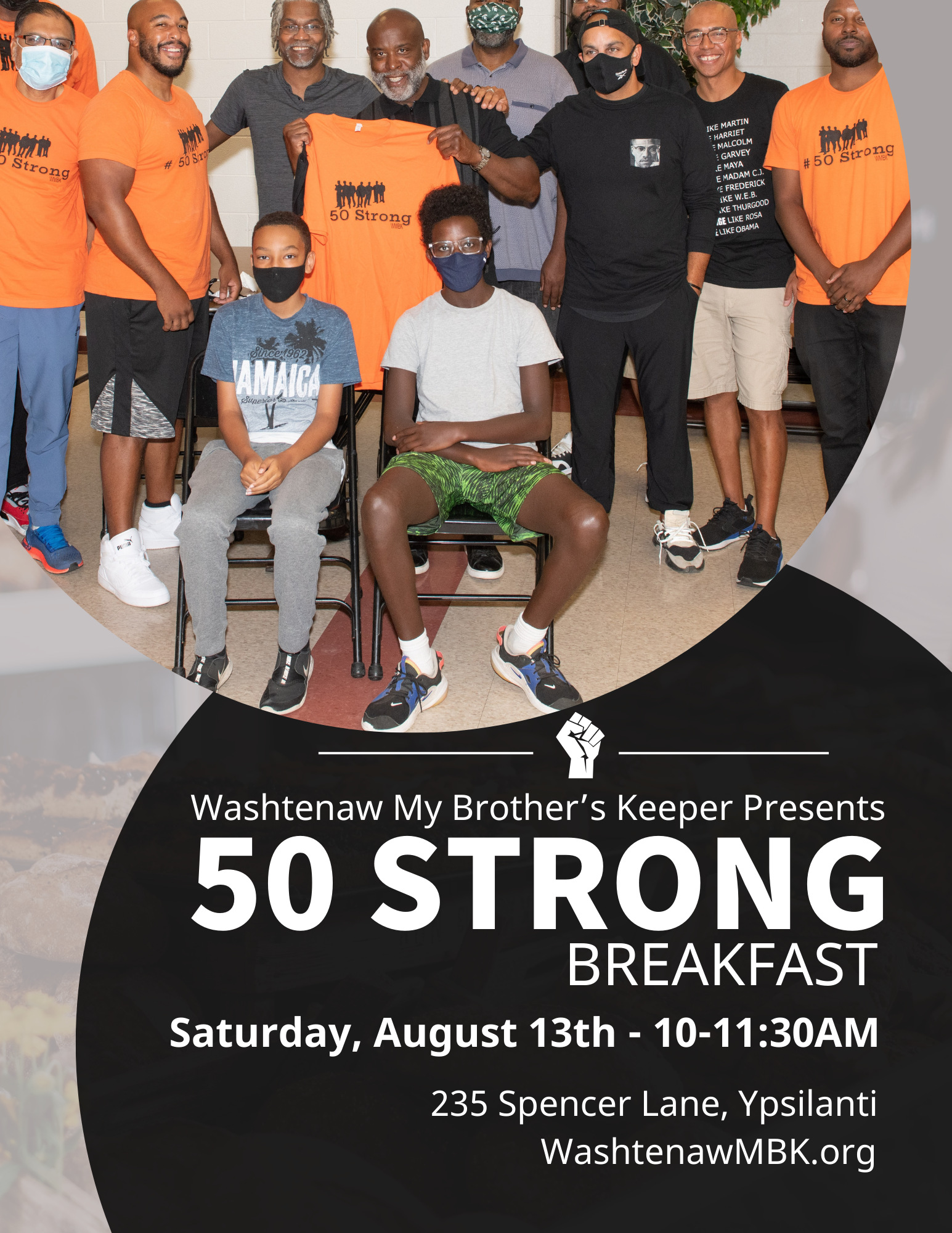 50 Strong Breakfast - August