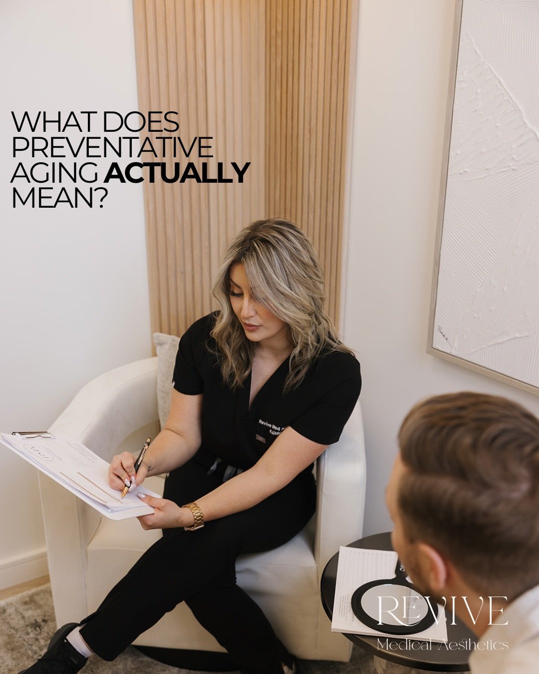 Preventative aging is a term that we&rsquo;re hearing a lot of lately.

And sometimes it can feel like a way to get you through the door.

Swipe through to see what preventative aging really means, how to address it, and why it&rsquo;s not just a fan