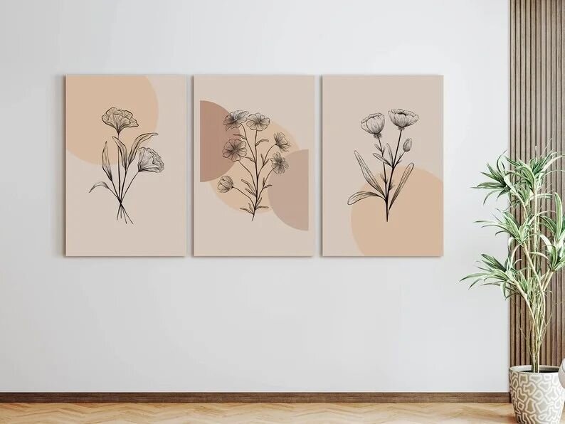 🌷 Available on Etsy, and currently on sale! 🌷

All items in my shop are 35% off until March 12th!

This printable 3-piece floral line art decor is perfect for your entryway, living room, bedroom, studio, bathroom, or office.

Simply purchase, choos