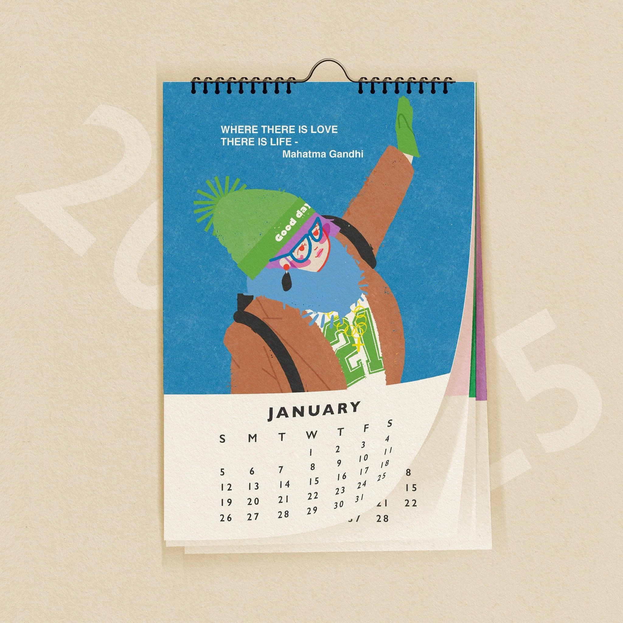 Hi 👋 There 🌷✨🕊️

Started working around 2025 calendar 🗓️ for next year 🥹. That will be my first practice and an attempt to make it! So fingers crossed for me to finish everything by the end of this summer season and launch 🚀 the print version o