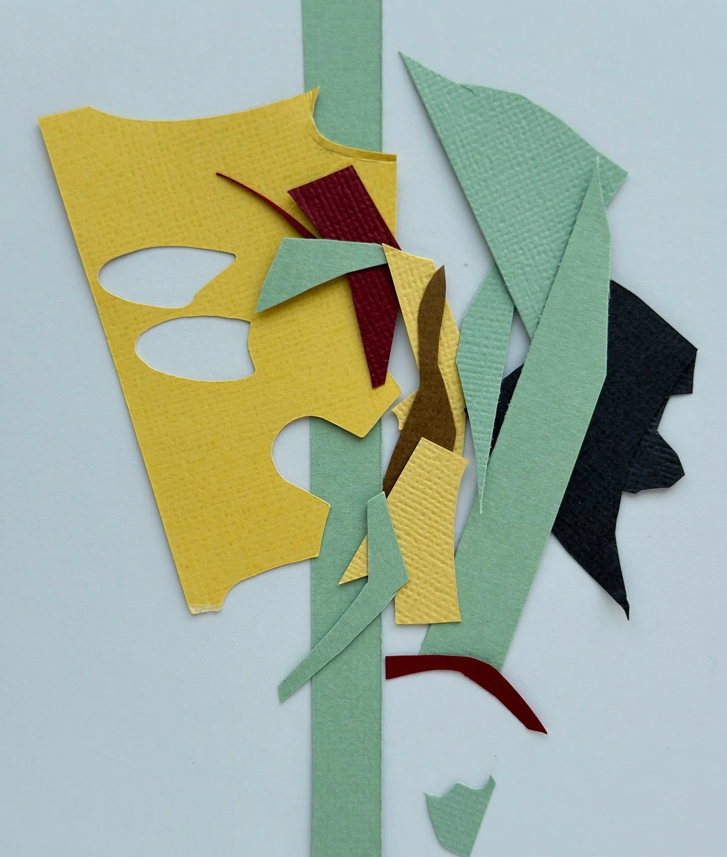 Paper crumbs. A studio moment before starting a new hand-cut paper artwork. Capricorn is next.