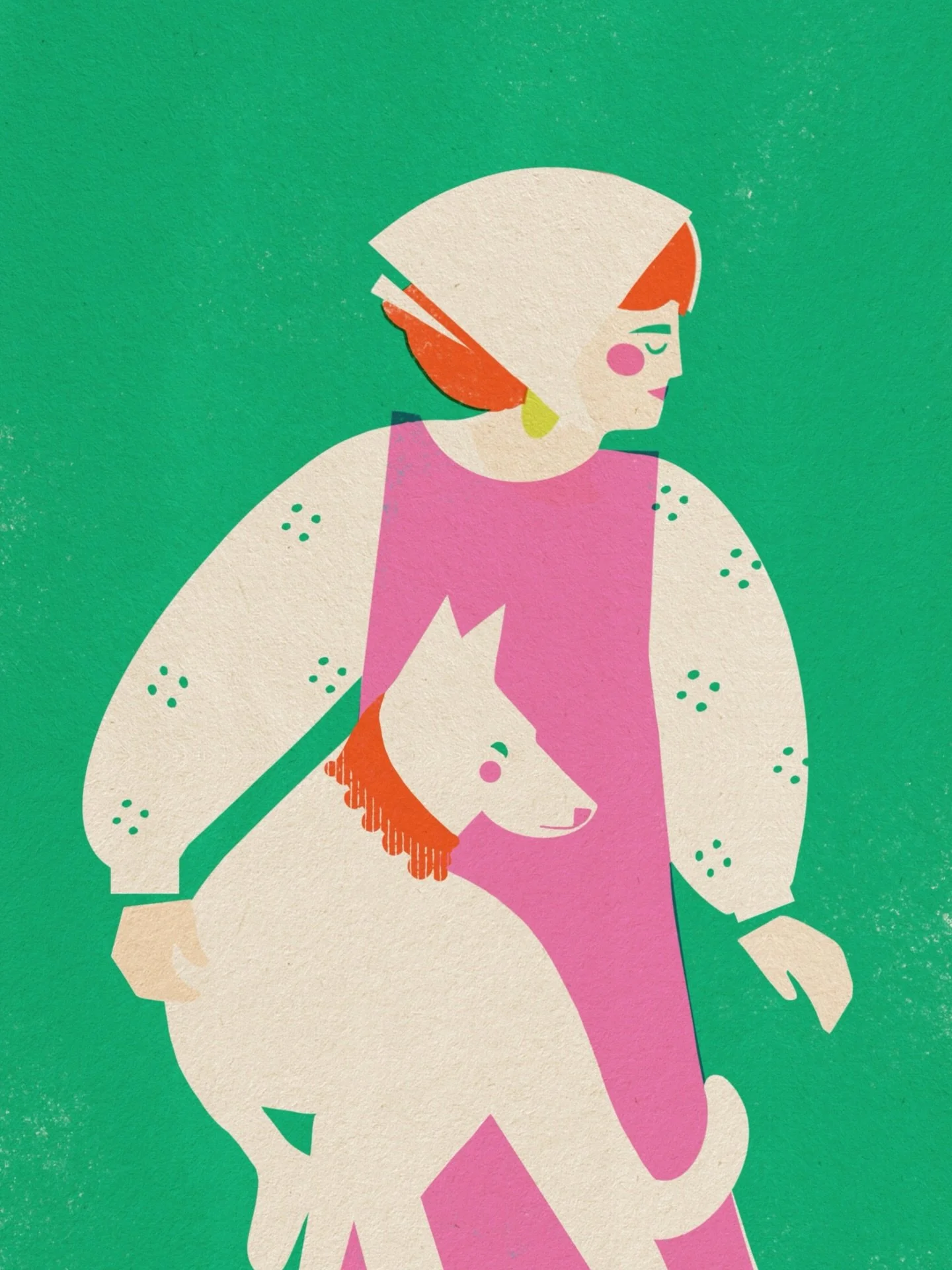 always by your side 🐾 so,

this piece is about that quiet, steady support we find in our furry friends or anyone who just &ldquo;gets&rdquo; us without worlds). it is the 3d story from my new &ldquo;Portraits of Her&rdquo; series, and might be the m