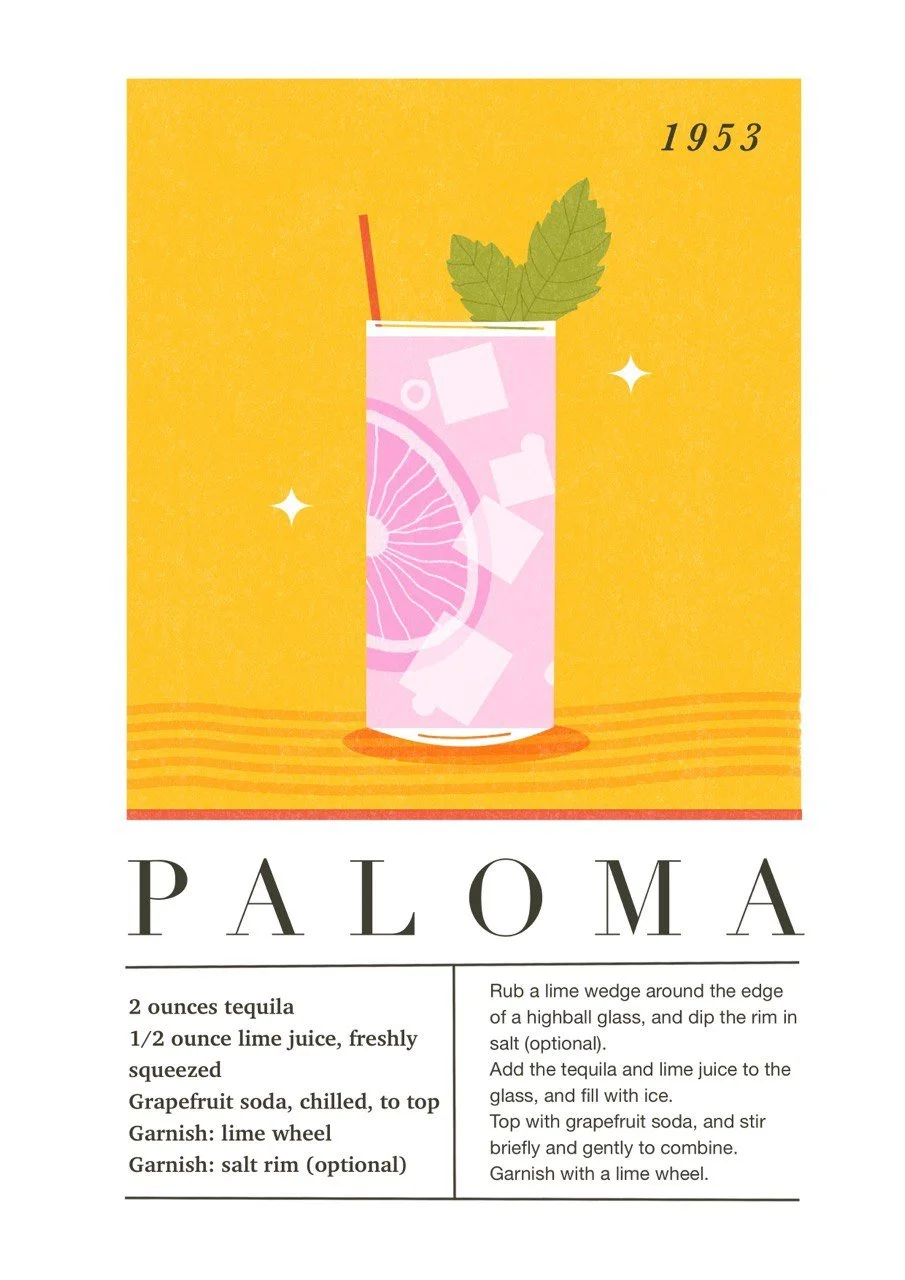 Paloma cocktail for Mercilona