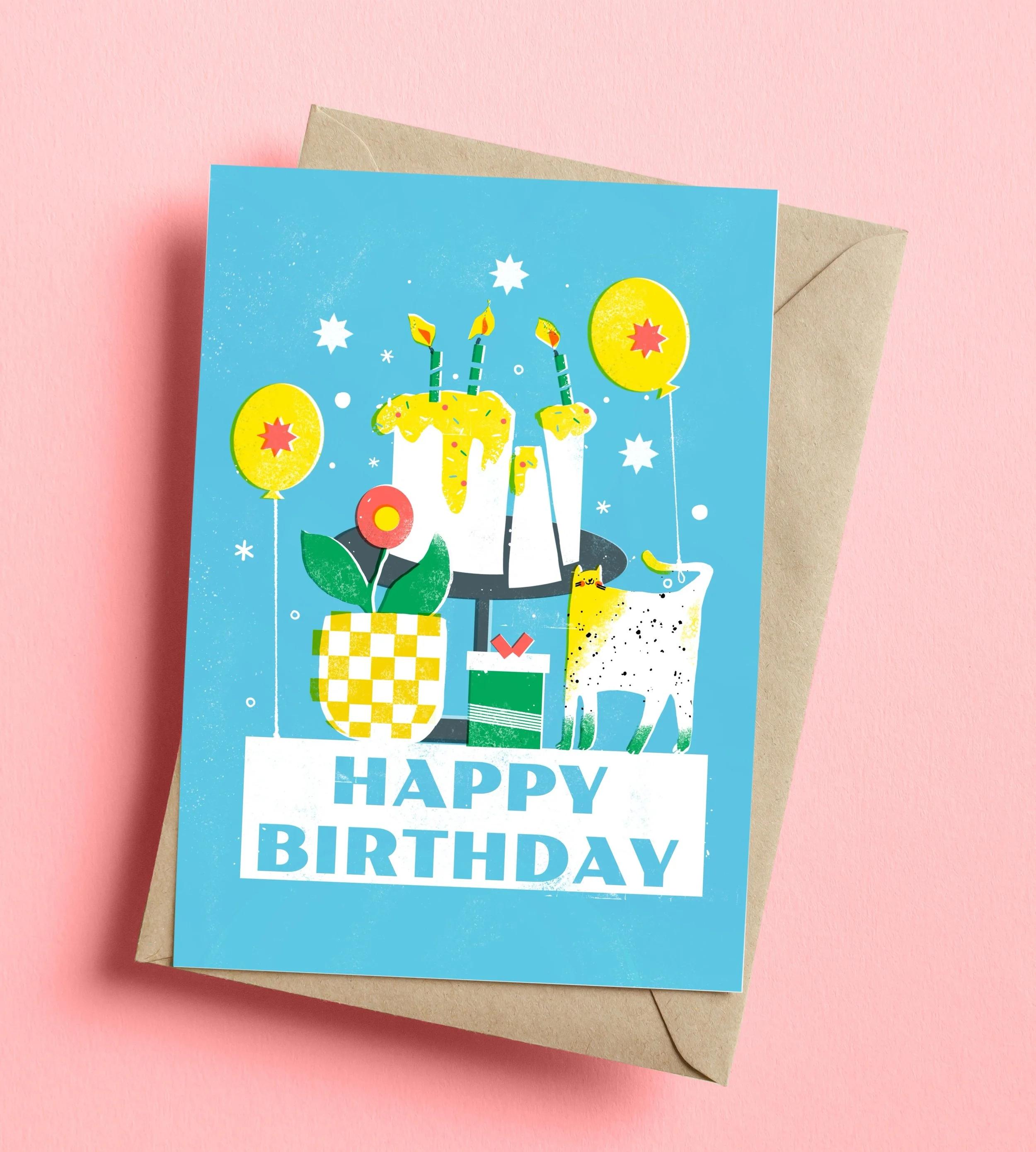 Happy Birthday Greeting Card