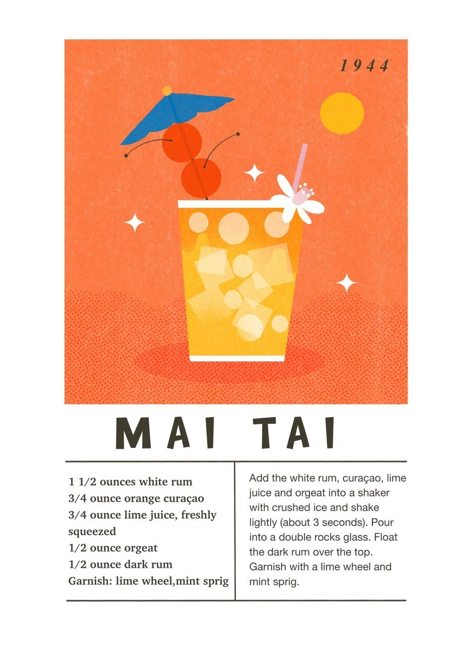 Maitai cocktail for Mercilona