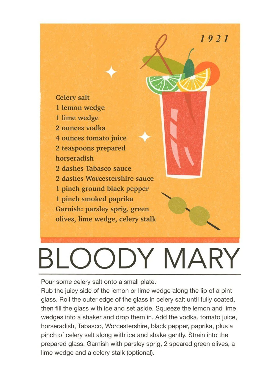 Bloody Mary cocktail for Mercilona