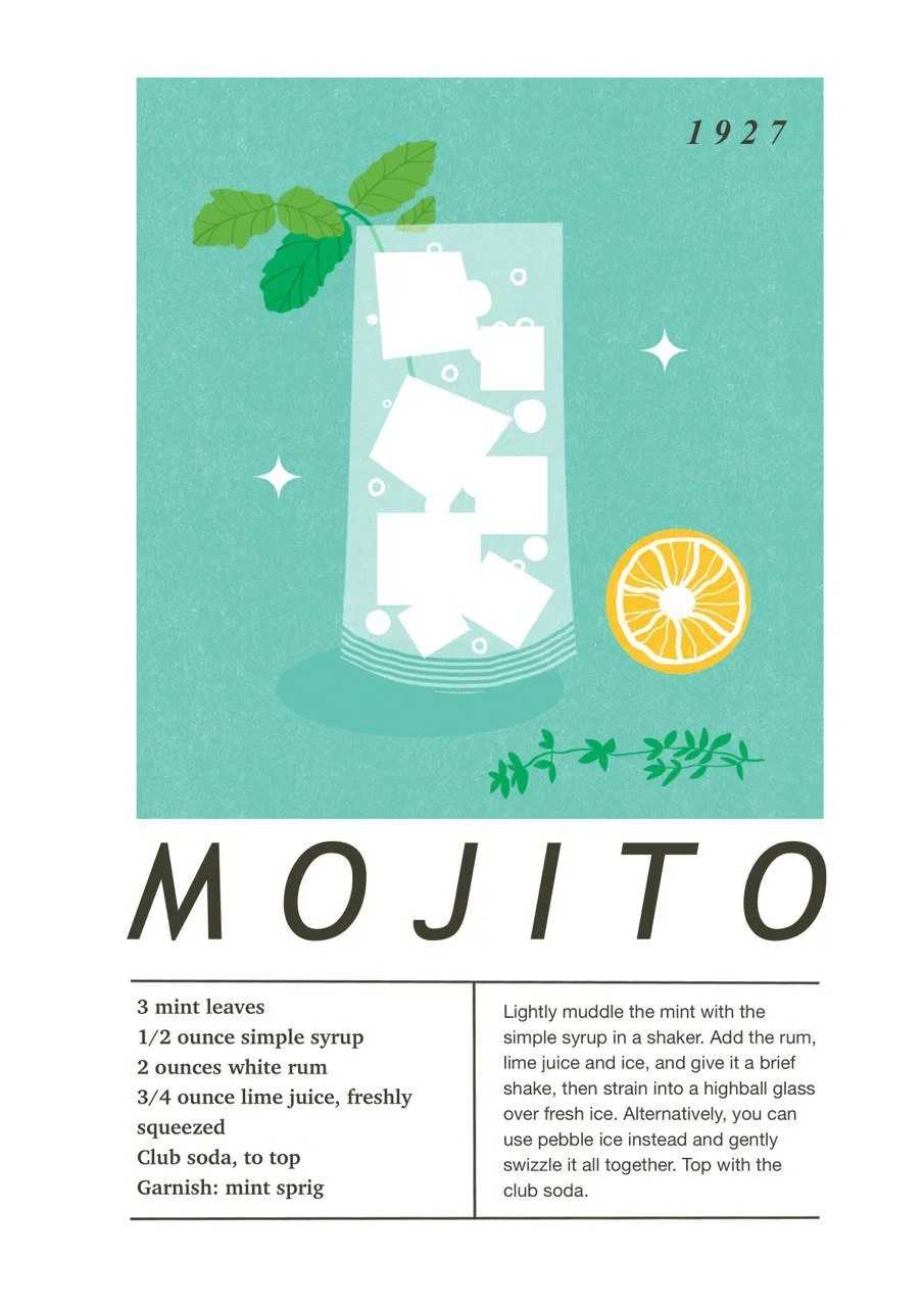 Mojito cocktail for Mercilona
